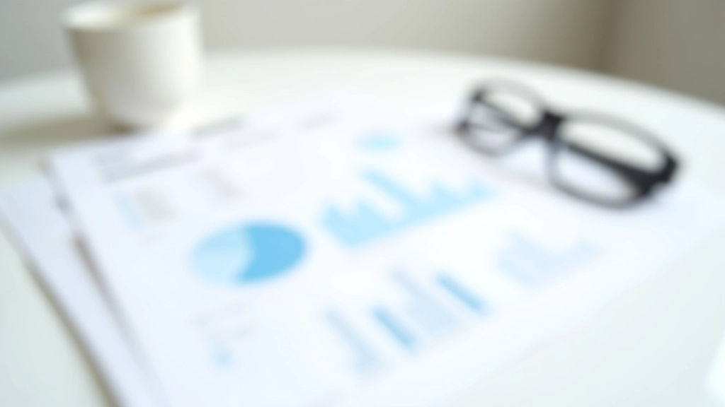 Graphiques financiers imprimés et stylo sur bureau professionnel